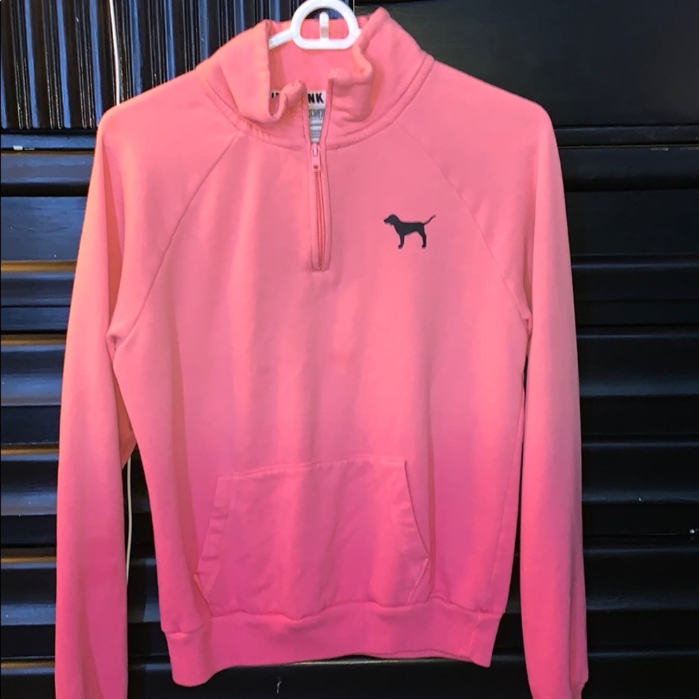 Ombré pullover hoodie from pink